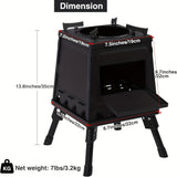 NNETM Wood-Burning Camping Stove Outdoor Grill