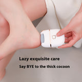 NNETM USB Rechargeable Electric Foot File with 3 Heads
