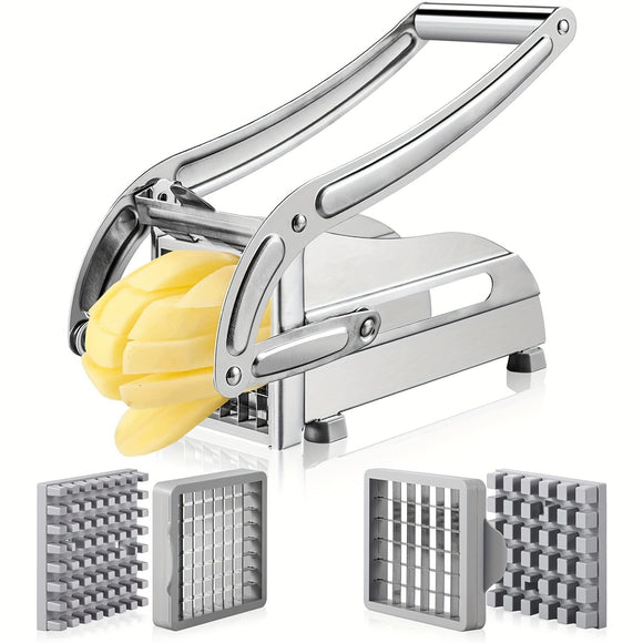 NNETM Stainless Steel Manual Vegetable Chopper Cutter