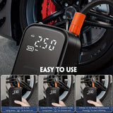 NNETM 150PSI Portable Cordless Air Compressor Tire Inflator
