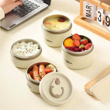 NNETM Lunch Box Set with Insulated Stainless Steel (3-Layer)