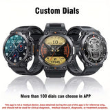 NNETM Round Smart Watch with 3.53cm Screen