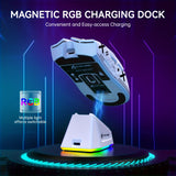 NNETM Wireless Gaming Mouse 22000 DPI RGB Magnetic Charging Dock