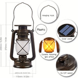 NNETM Solar Vintage Horse Lantern (2PCS)