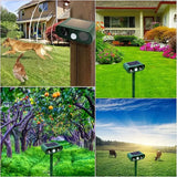 NNETM Emerald Solar Ultrasonic Animal Repellent
