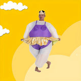 NNETM Inflatable Ballerina Costume – Jumpsuit Outfit