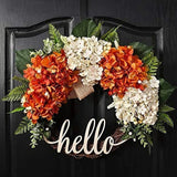 NNEOBA Christmas Fall Hydrangea Wreath for Front Door (45.72 cm)