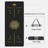 NNEOBA Premium Non-Slip PU-Rubber Yoga Mat