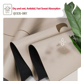 NNETM Natural Rubber PU Yoga Mat Non-Slip & Shock-Absorbing