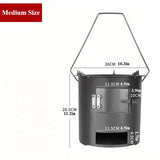 NNETM Outdoor Wood Stove for Camping and Cooking