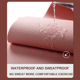 NNEOBA Thick Non-Slip Yoga Mat for Home Fitness