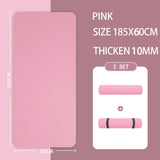 NNEOBA Thick Non-Slip Yoga Mat for Home Fitness