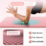 NNEOBA Thick Non-Slip Yoga Mat for Home Fitness