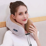 NNETM Soothing Heat Therapy Neck Massager - U-Shaped Pillow
