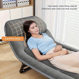 NNETM Foldable Single Sofa Bed Adjustable for Garden