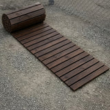 144-Inch Roll-Up Wooden Garden Walkway