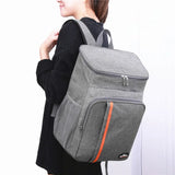NNEOBA Waterproof Thermal Cooler Lunch Bag (Grey)