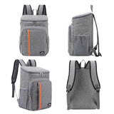 NNEOBA Waterproof Thermal Cooler Lunch Bag (Grey)