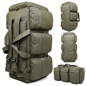 NNETM Military Duffel Backpack 80L Outdoor Travel Bag