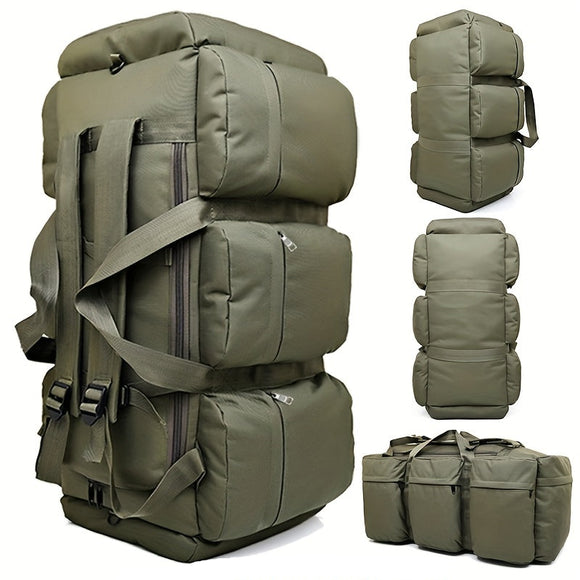 NNETM Military Duffel Backpack 80L Outdoor Travel Bag