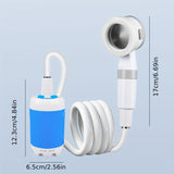 NNETM Portable Electric Camping Shower USB Rechargeable