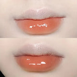 NNETM 6 Color Lip Gloss Cute Little Bear, Jelly Lips With Sparkling Light Dew Water, Long-lasting Stain Resistant