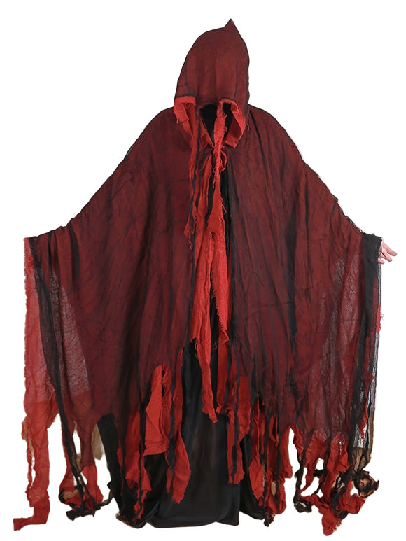 NNETM Blood Drip Gothic Cloak Costume with Hood