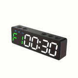NNETM Rechargeable Gym Timer with 8 Fat Burning Training Modes(Black)
