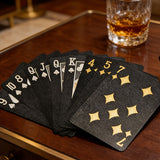 Black Plastic Playing Classic Poker Cards with Storage Box