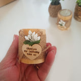 NNETM Wooden Tea Candle Holder, Rustic Romance Decor