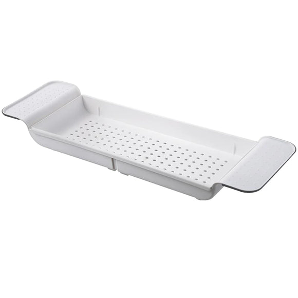 NNEOBA Expandable Bathtub Tray Caddy Organizer for Books & Wine
