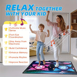 NNETM Double Dance Mat Music Light Exercise Toy