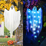 4ft White Halloween Ghost Hanging Lights