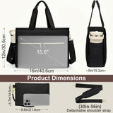 NNETM Large Capacity Laptop Tote Briefcase