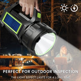 NNETM Solar Multi-Functional Flashlight Camping Lamp
