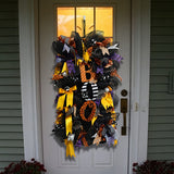 NNETM Halloween BOO Garland Pumpkin Haunted House