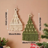 NNETM Twinkling Tidings: Pair of Woven Christmas Trees
