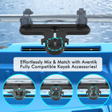 NNETM Kayak Rail Track Set Tool-Free T-Shaped Mount