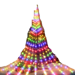 NNETM 1PC 180LED Waterfall Tree Fairy Lights - Christmas Tree Waterfall Light