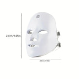 NNETM Portable 7 Color Light Facial Mask - Touch Screen Skin Care Device with Multi-Function Beauty Benefits - USB Charged