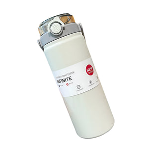 NNEOBA 1L Stainless Steel Bottled Water with Straw
