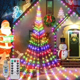 NNEOBA Waterfall Tree Fairy Light USB 8 Modes Curtain Light