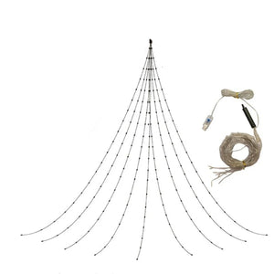 NNEOBA Waterfall Tree Fairy Light USB 8 Modes Curtain Light
