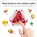 NNEOBA 3-in-1 Magic Trio Peeler Set