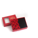 NNEOBA Jewelry Gift Box Rose Design for Necklace
