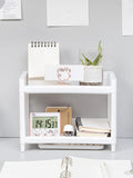 NNEOBA Double Layer Storage Rack for Desk Organization