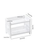 NNEOBA Double Layer Storage Rack for Desk Organization