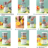 NNEOBA USB Rechargeable Electric Citrus Juicer