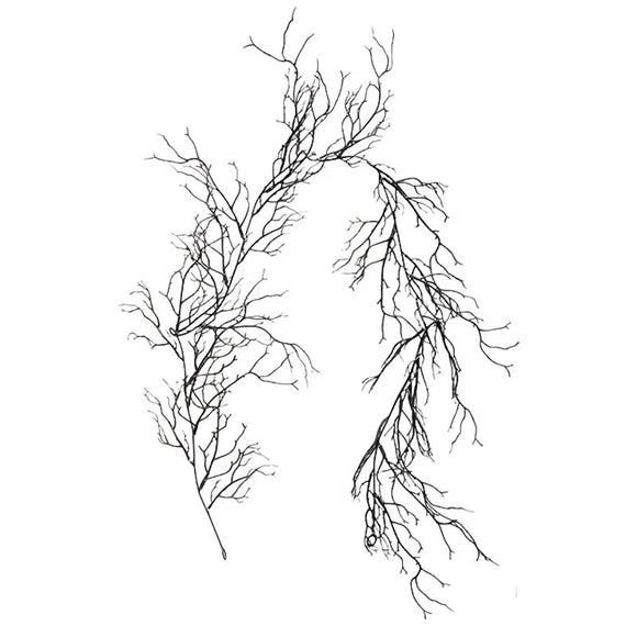 NNEOBA Halloween Black Dead Cane Simulation Plant