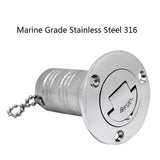 NNEOBA 316 Stainless Steel Boat Fuel Filler – 38mm